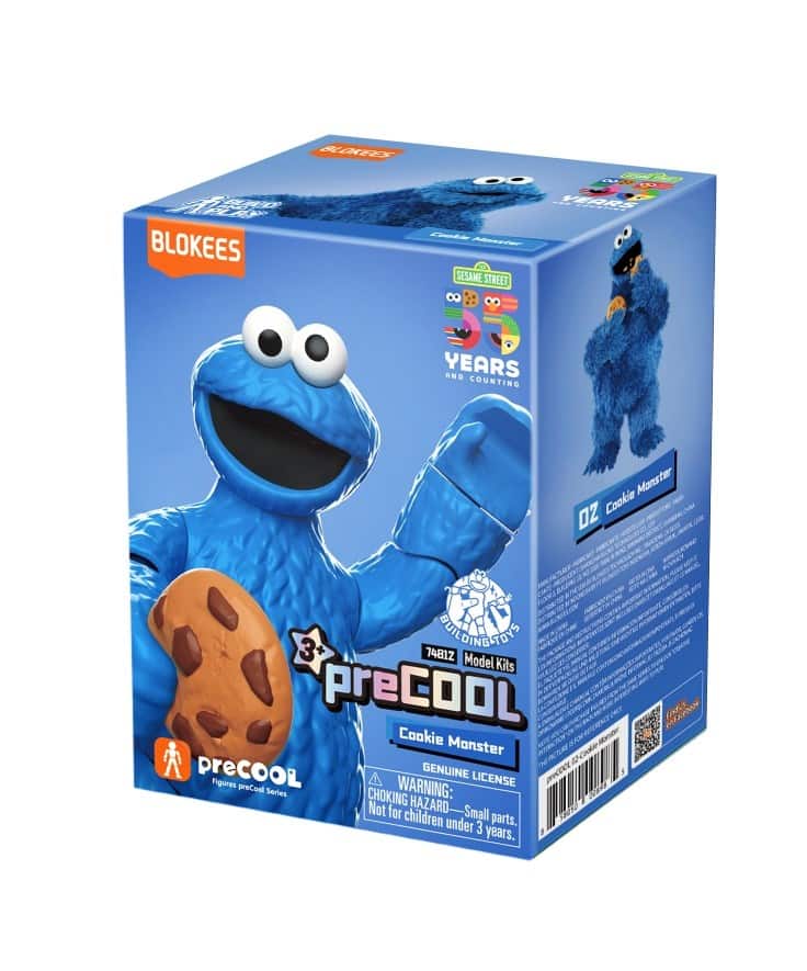 BLOKEES SESAME STREET FIGURES preCOOL S2 - COOKIE MONSTER — zdjęcie 1 z 4