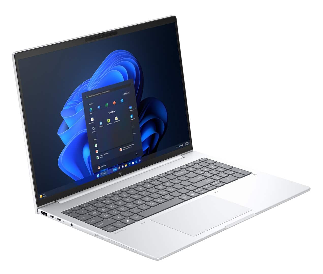 HP EliteBook 8 G1i Ultra 7 255U 16"WUXGA 400nits AG LBL 32GB DDR5 5600 SSD1TB LTE 5G  Cam 5MP+IR+ISP 62Wh W11Pro Glacier Silver Aluminium 3Y OnSite — zdjęcie 1 z 8