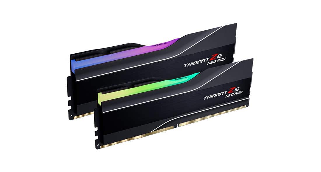 G.SKILL TRIDENT NEO AMD RGB DDR5 2X16GB 6000MHZ CL30 EXPO BLACK F5-6000J3038F16GX2-TZ5NR (OUTLET) — zdjęcie 1 z 8