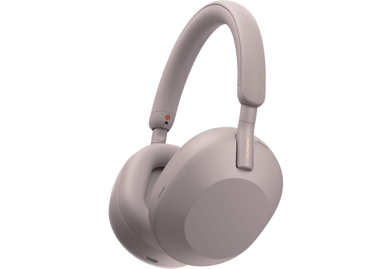 Słuchawki Sony WH-1000XM5 nauszne różowe — zdjęcie 1 z 3