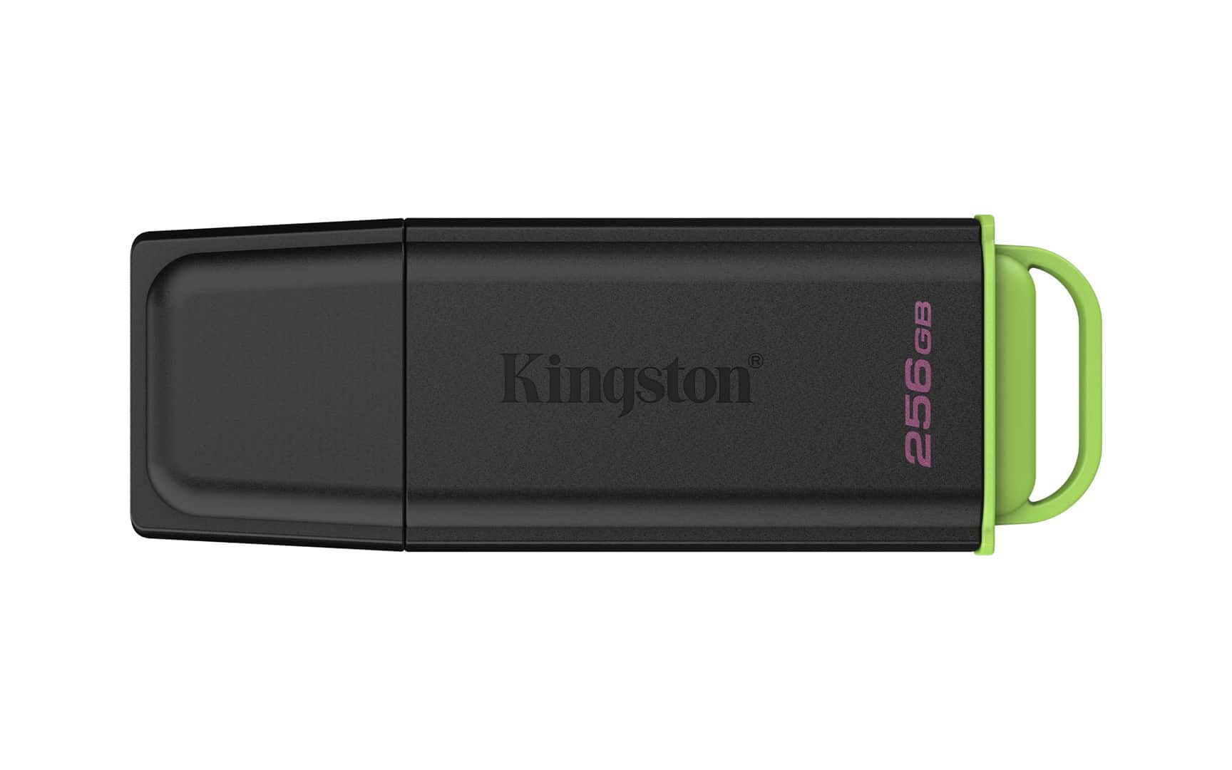 KINGSTON 256GB Portable USB 3.2 Gen 1 DataTraveler Exodia Black/Green — zdjęcie 1 z 8