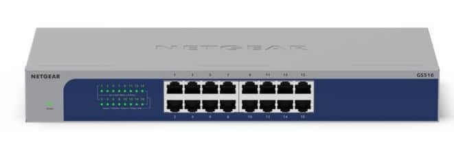 Switch Netgear GS516-300EUS 16p Unmanaged Gigabit — zdjęcie 1 z 6