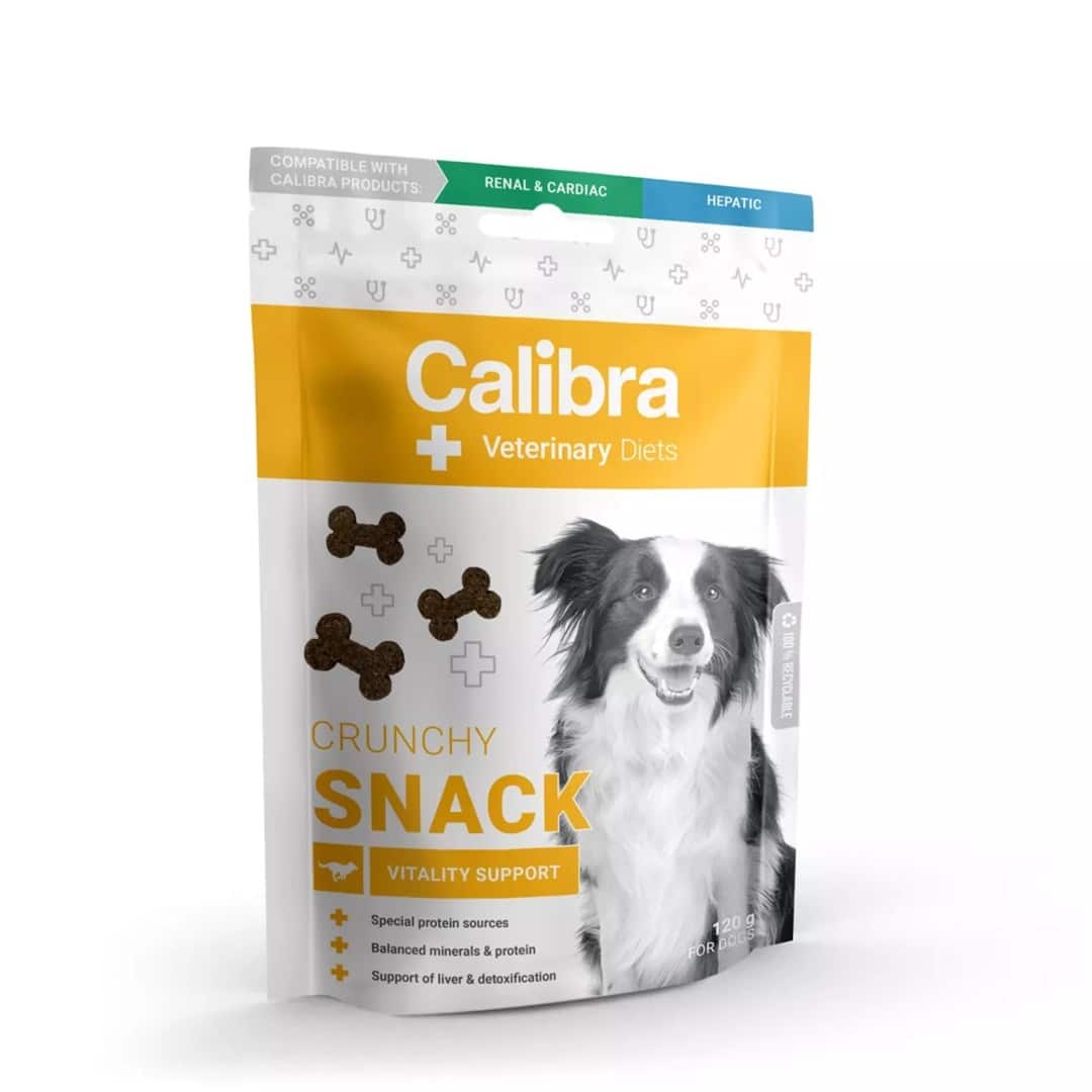 CALIBRA VD DOG CRUNCHY SNACK VITALITY SUPPORT 120G