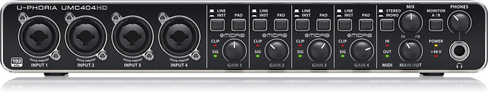 Behringer UMC404HD - Interfejs audio USB — zdjęcie 1 z 5