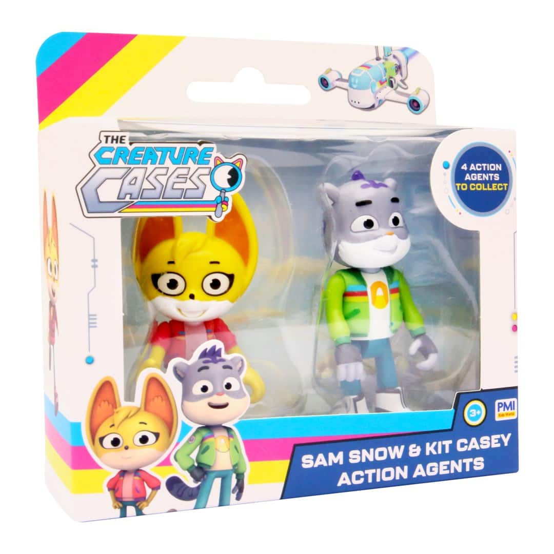CREATURE CASES S1 ACTION AGENTS 7,5 CM - 2 PACK (ASSORTMENT) — zdjęcie 1 z 5