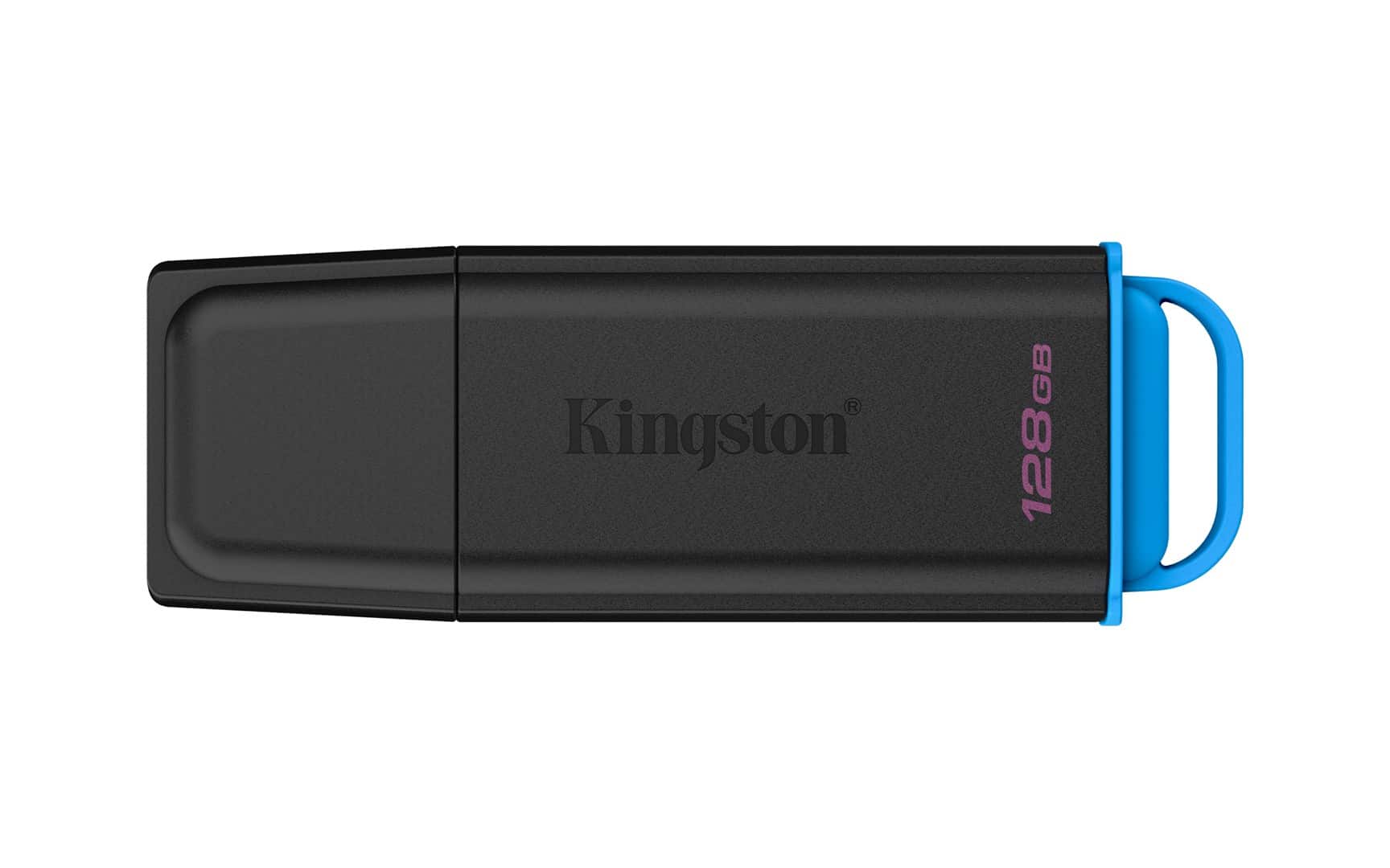 KINGSTON 128GB Portable USB 3.2 Gen 1 DataTraveler Exodia Black/Blue — zdjęcie 1 z 8