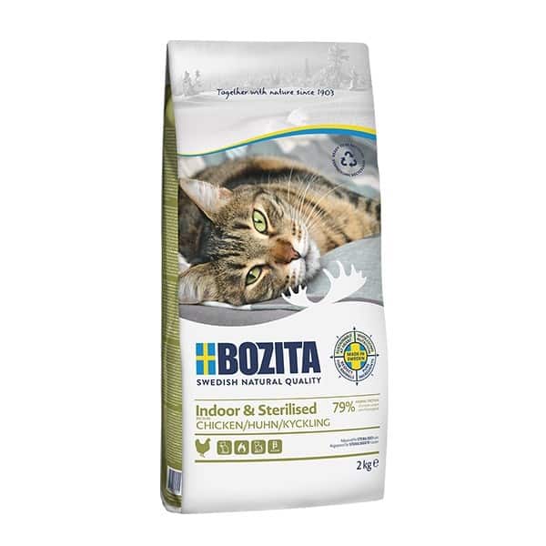 BOZITA Indoor & Sterilised Chicken - sucha karma dla kotów wysterylizowanych - 2kg