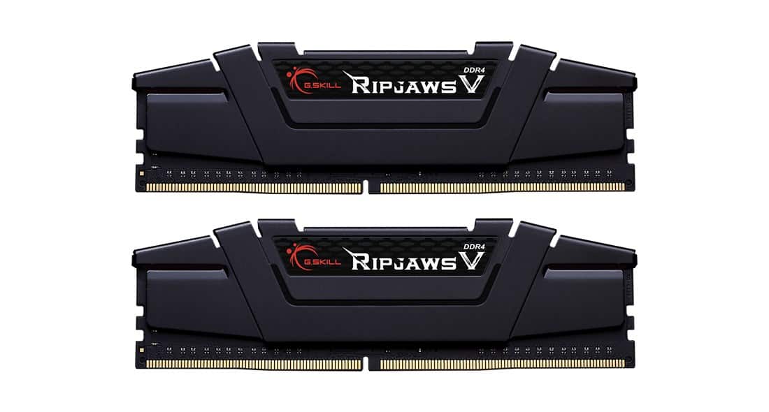 G.SKILL RIPJAWSV DDR4 2X32GB 4000MHZ CL18 XMP2 BLACK F4-4000C18D-64GVK — zdjęcie 1 z 3