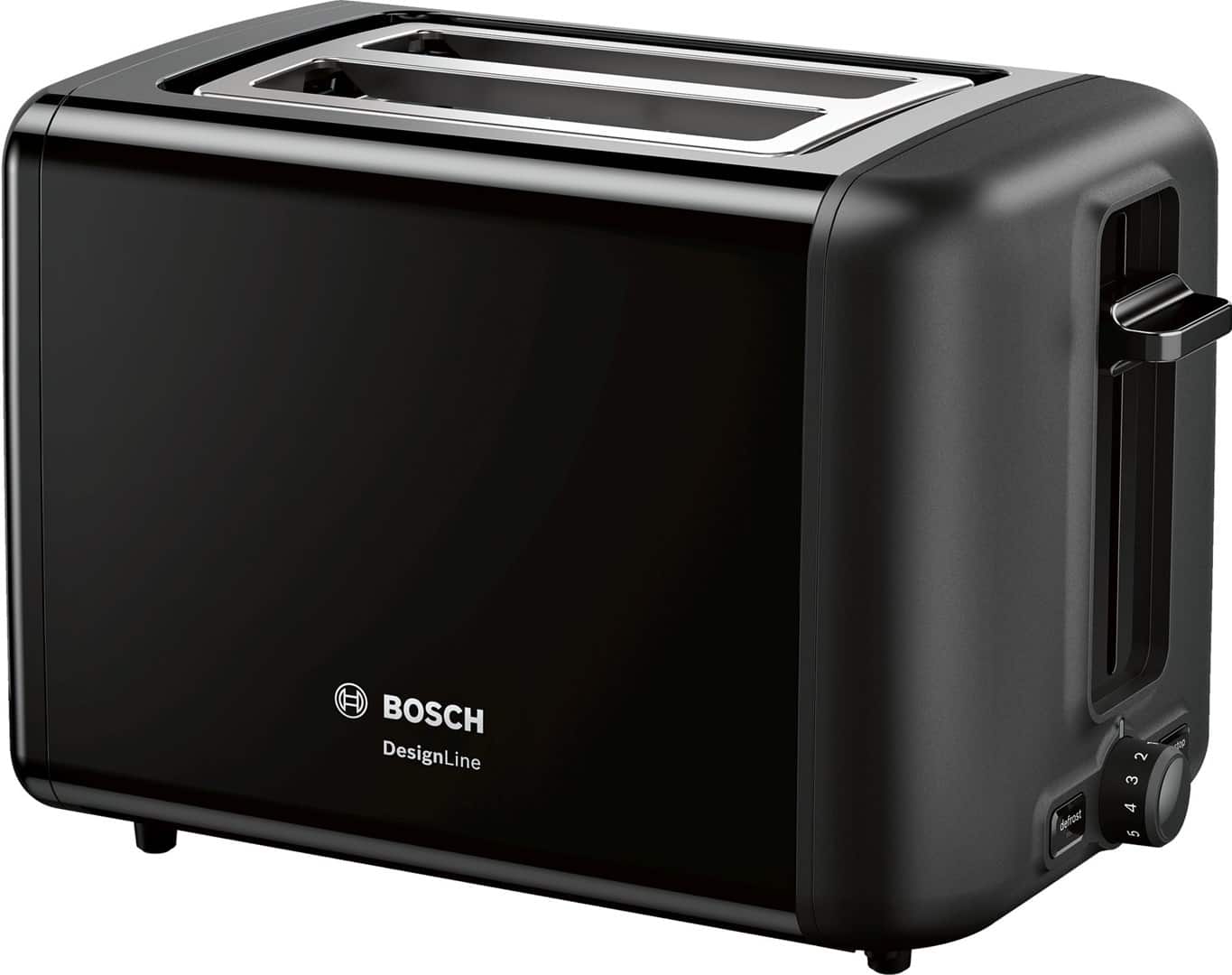 Toster Bosch DesignLine TAT3P423 (czarny) — zdjęcie 1 z 8