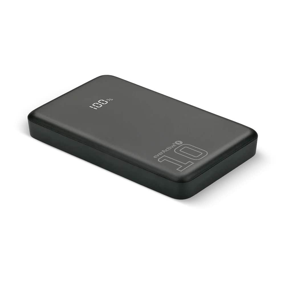 EVERACTIVE POWERBANK 10000mAh, 1x USB, 2x USB-C, 20W, QC4+ — zdjęcie 1 z 8