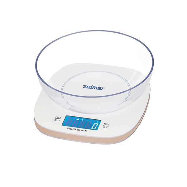 Waga kuchenna z misą 5kg ZKS1451 Zelmer ivory — zdjęcie 1 z 5