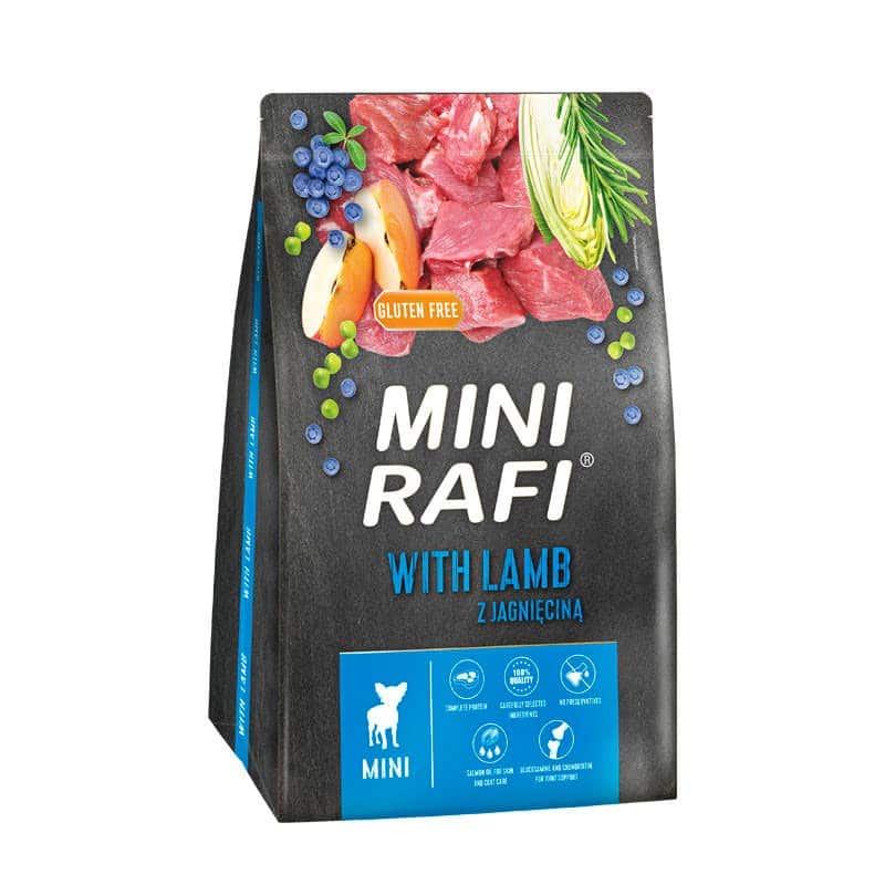 Dolina Noteci Mini Rafi bogata z jagnięcinąsucha dla psa 3kg