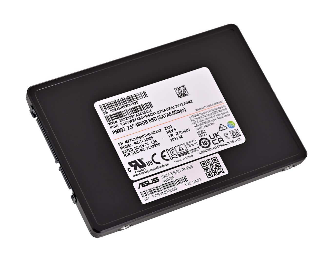 Dysk SSD Samsung PM893 480GB SATA 2.5" — zdjęcie 1 z 4