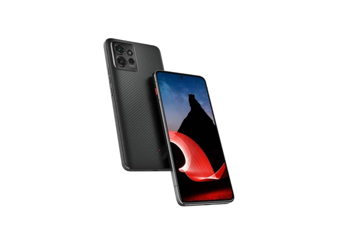 Smartfon Motorola ThinkPhone 8/256GB 6,6" P-OLED 2400x1080 5000mAh Dual SIM eSIM 5G Carbon Black (WYPRZEDAŻ) — zdjęcie 1 z 7