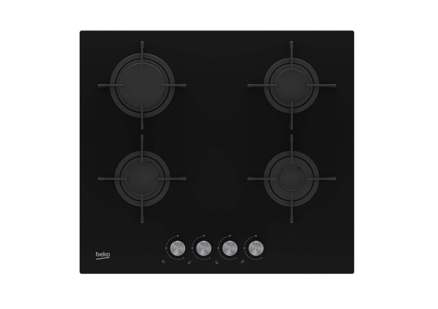Płyta gazowa Beko HILG64220S (4 pola grzejne; kolor czarny) (OUTLET)