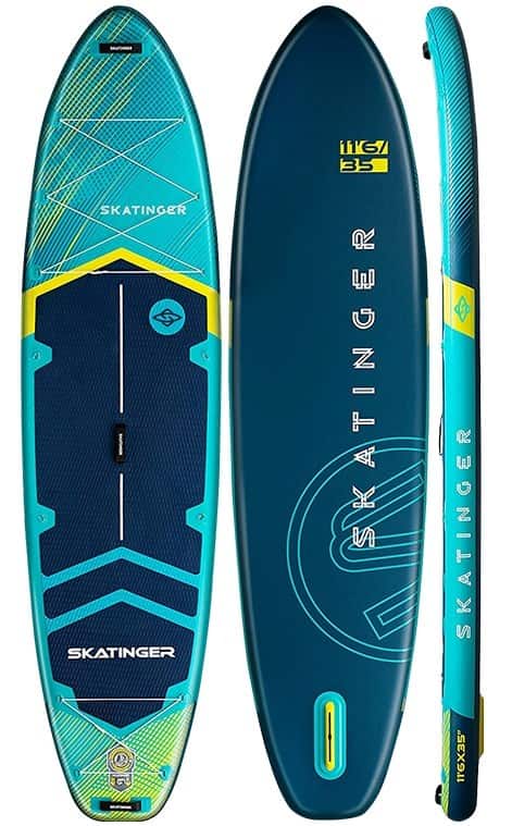 Deska SUP SKATINGER Prana light bule 350x89x15 Yoga — zdjęcie 1 z 2