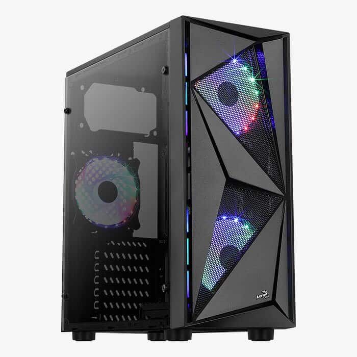 OBUDOWA AEROCOOL PGS GLIDER COSMO FRGB-A-BK-v2 2xF — zdjęcie 1 z 6