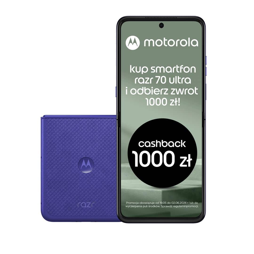 Motorola Razr 70 Ultra 5G 16/512GB PANTONE Orient Blue — zdjęcie 1 z 8