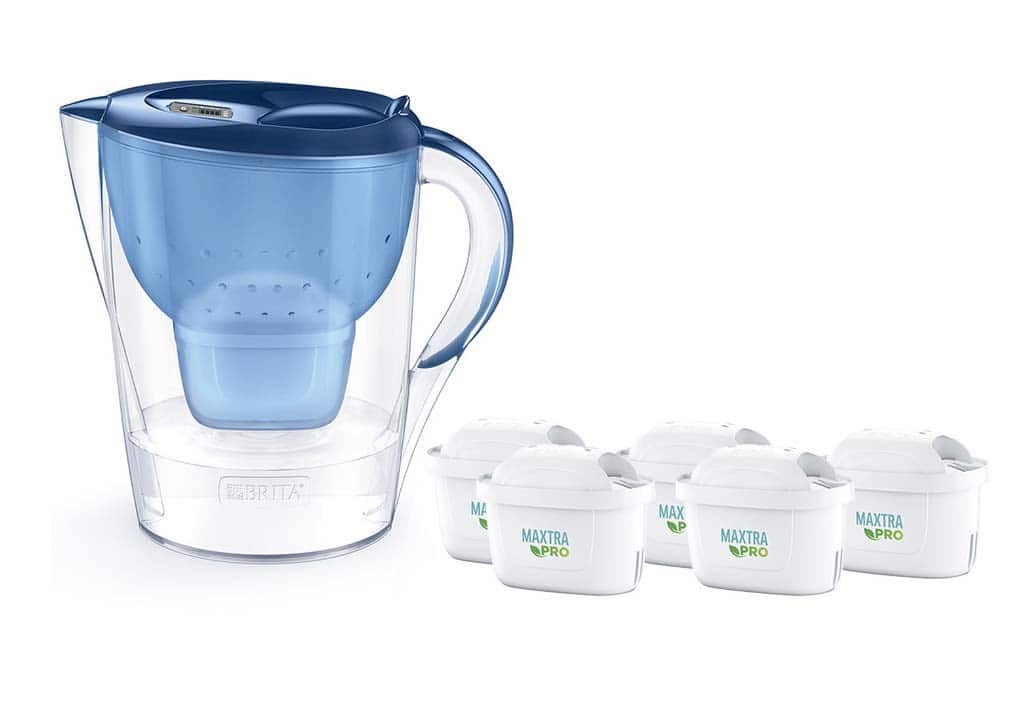 Dzbanek filtrujący Brita Marella XL+5 wkładów MaxtraPro PP (3,5l; niebieski) — zdjęcie 1 z 5