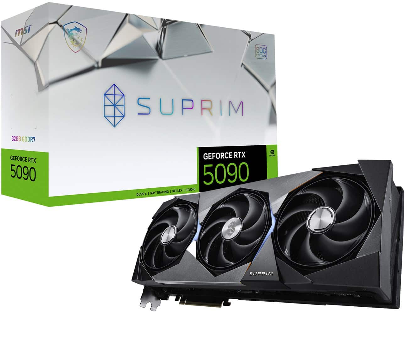 Karta graf. MSI RTX 5090 32G SUPRIM SOC — zdjęcie 1 z 8