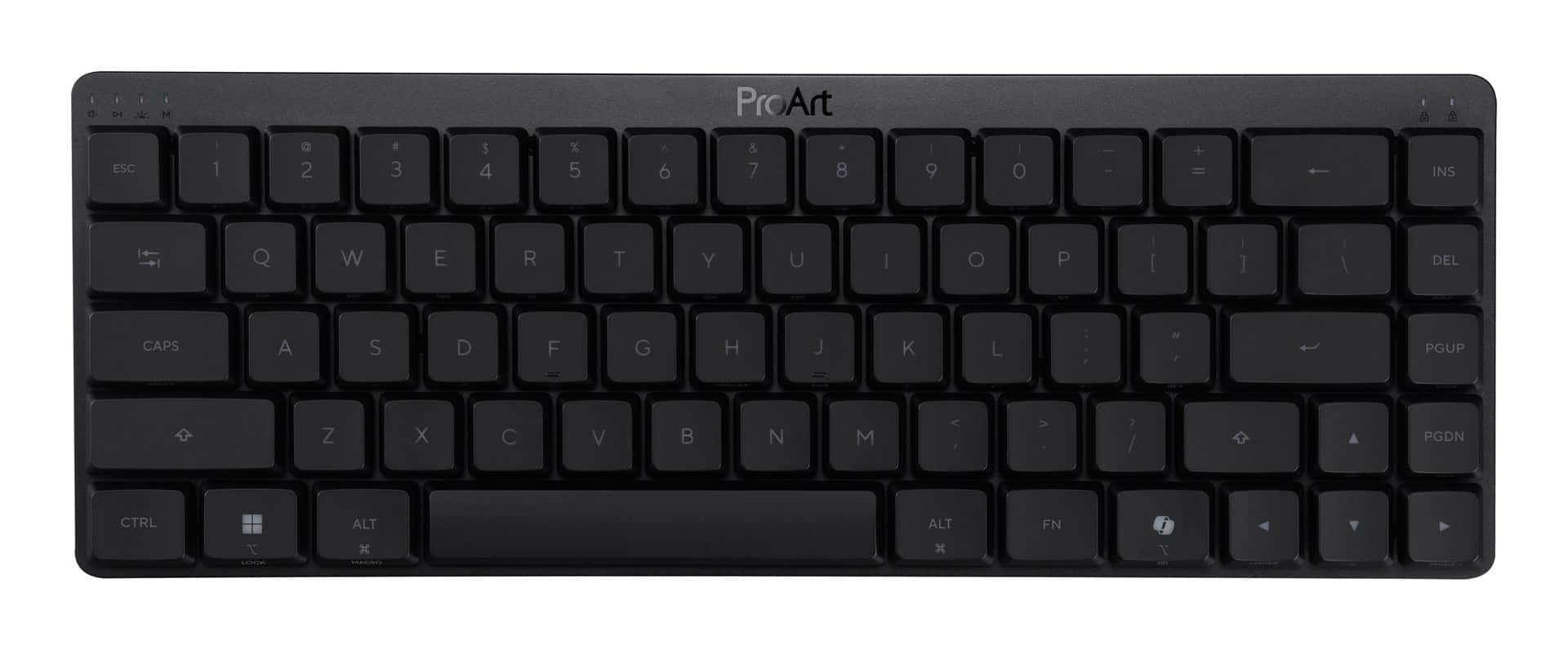Klawiatura ASUS ProArt KD300 Wireless/Bluetooth Keyboard Black Aerolite — zdjęcie 1 z 8