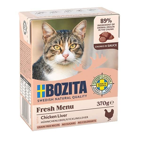 BOZITA Wątróbka drobiowa w sosie - dla kota - 370g