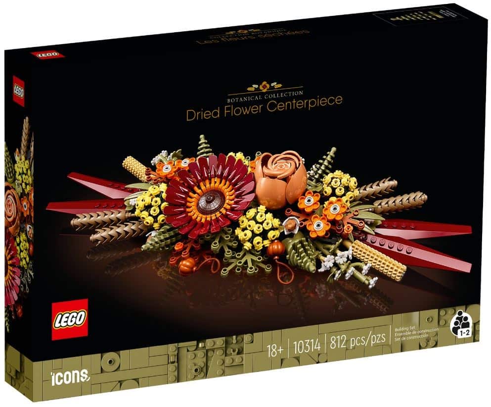 LEGO Icons 10314 Stroik z suszonych kwiatów — zdjęcie 1 z 8