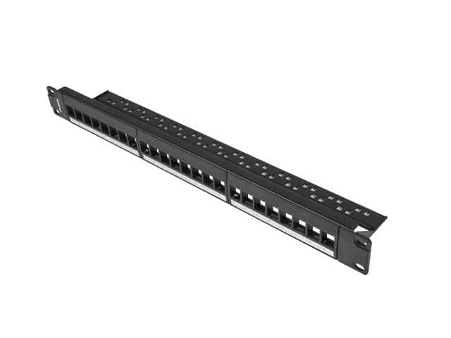 Patch panel Lanberg PPKS-1024-B (1U; 19") — zdjęcie 1 z 2