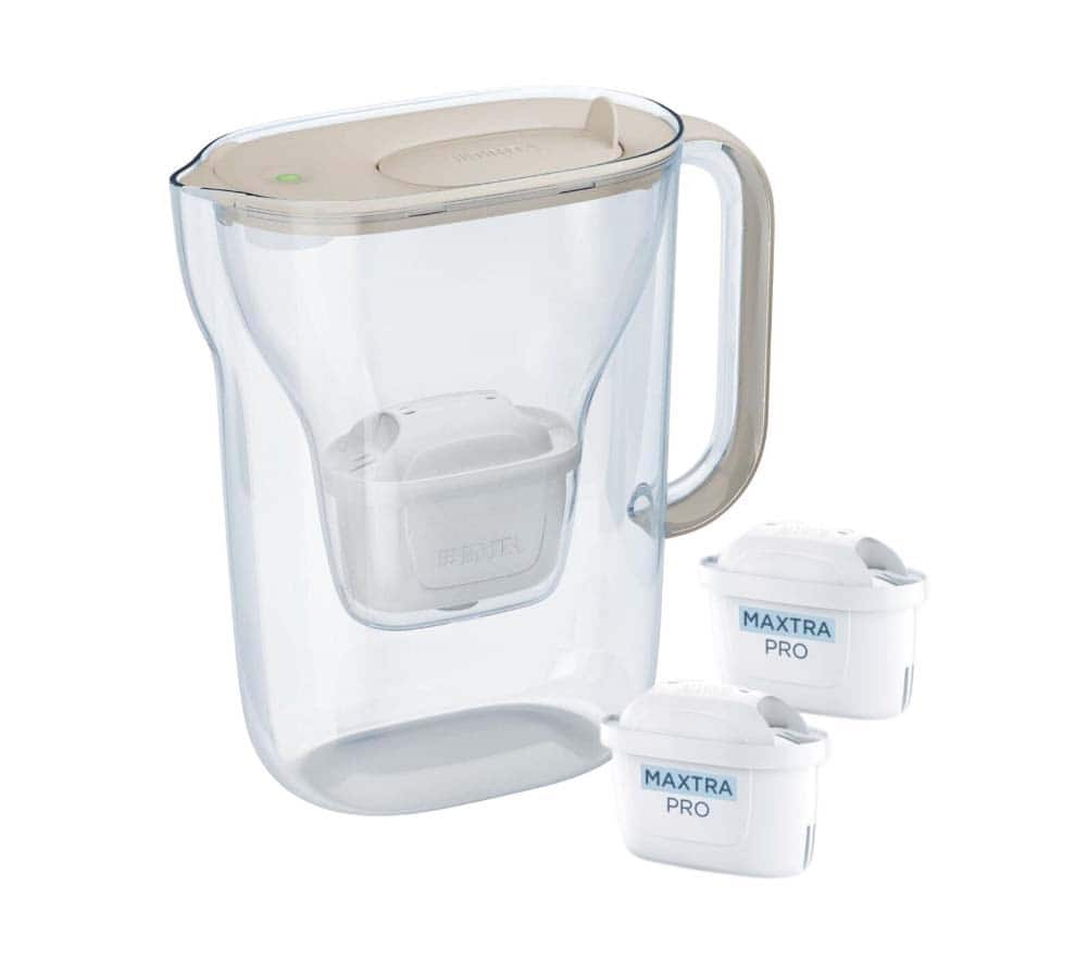 Dzbanek filtrujący Brita Style Essential+2 wkłady MaxtraPro PP (2,4l; piaskowy) — zdjęcie 1 z 4