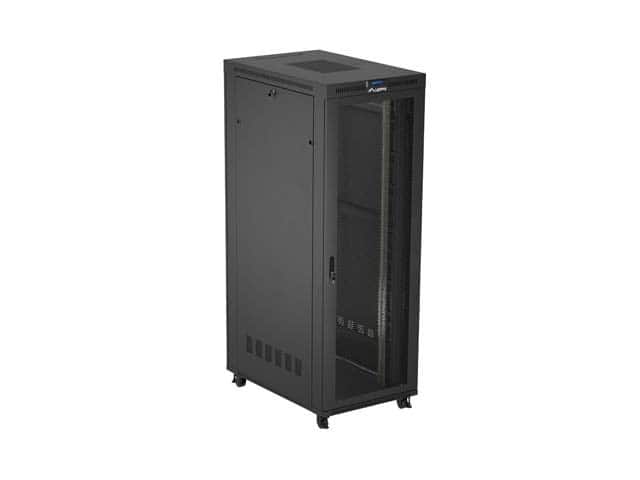 LANBERG INSTALACYJNA SZAFA STOJĄCA RACK 19" 47U 800X1200 CZARNA DRZWI PERFOROWANE LCD (FLAT PACK) V2 — zdjęcie 1 z 8