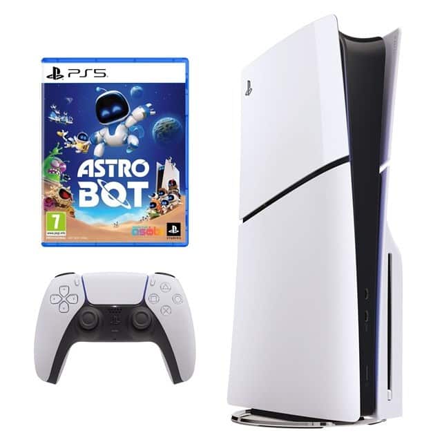 SONY Playstation 5 SLIM Disc 1TB + Astro Bot — zdjęcie 1 z 3