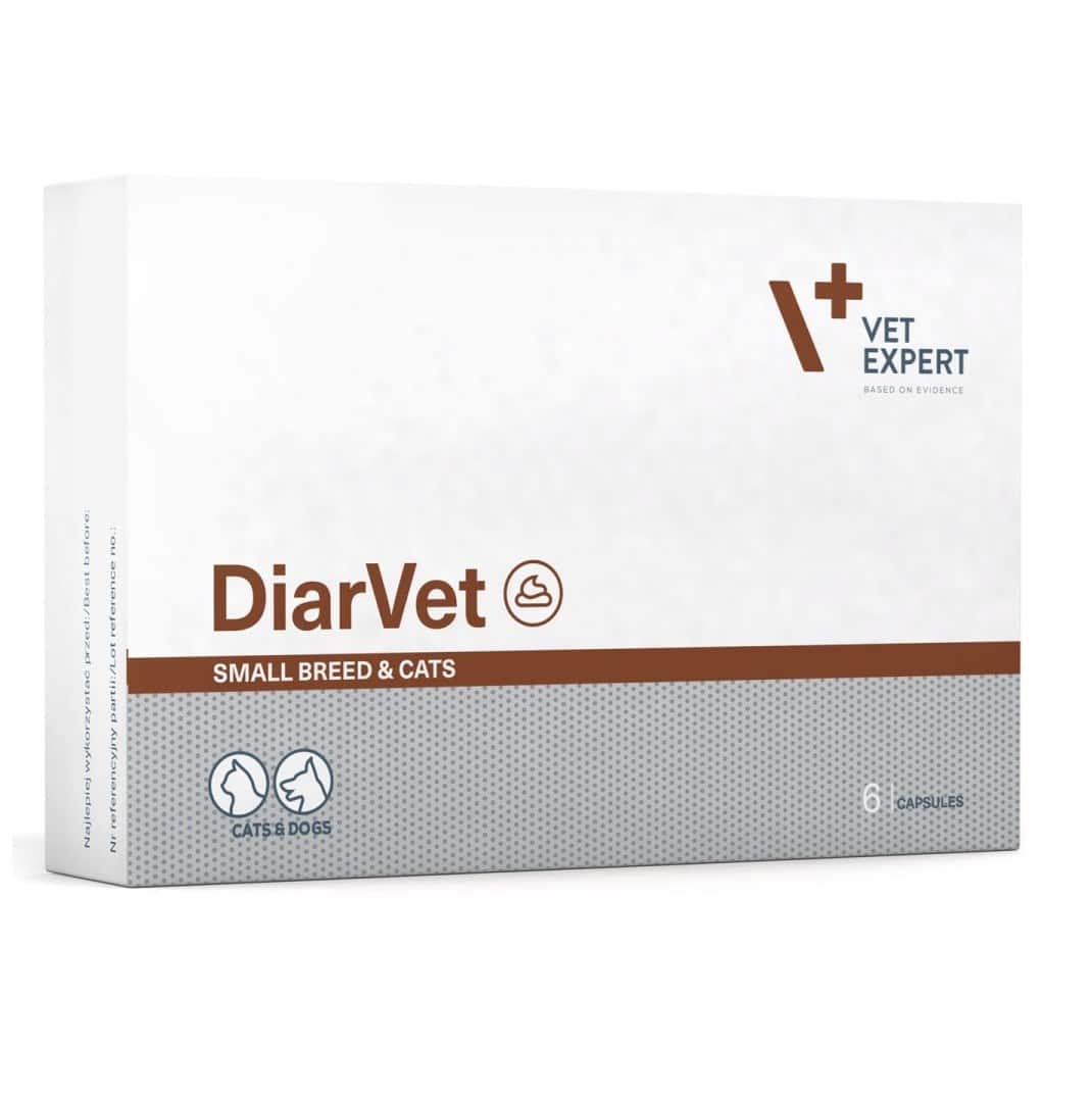 VetExpert Diarvet Small Breed and Cats 6 caps.