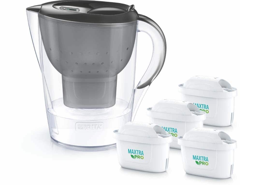 Dzbanek filtrujący Brita Marella+4 wkłady MaxtraPro PP (2,4l; grafitowy)