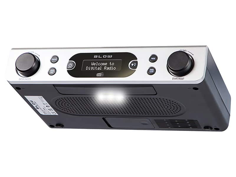 BLOW RADIO KUCHENNE FM/DAB+ RK2 SREBRNE — zdjęcie 1 z 5