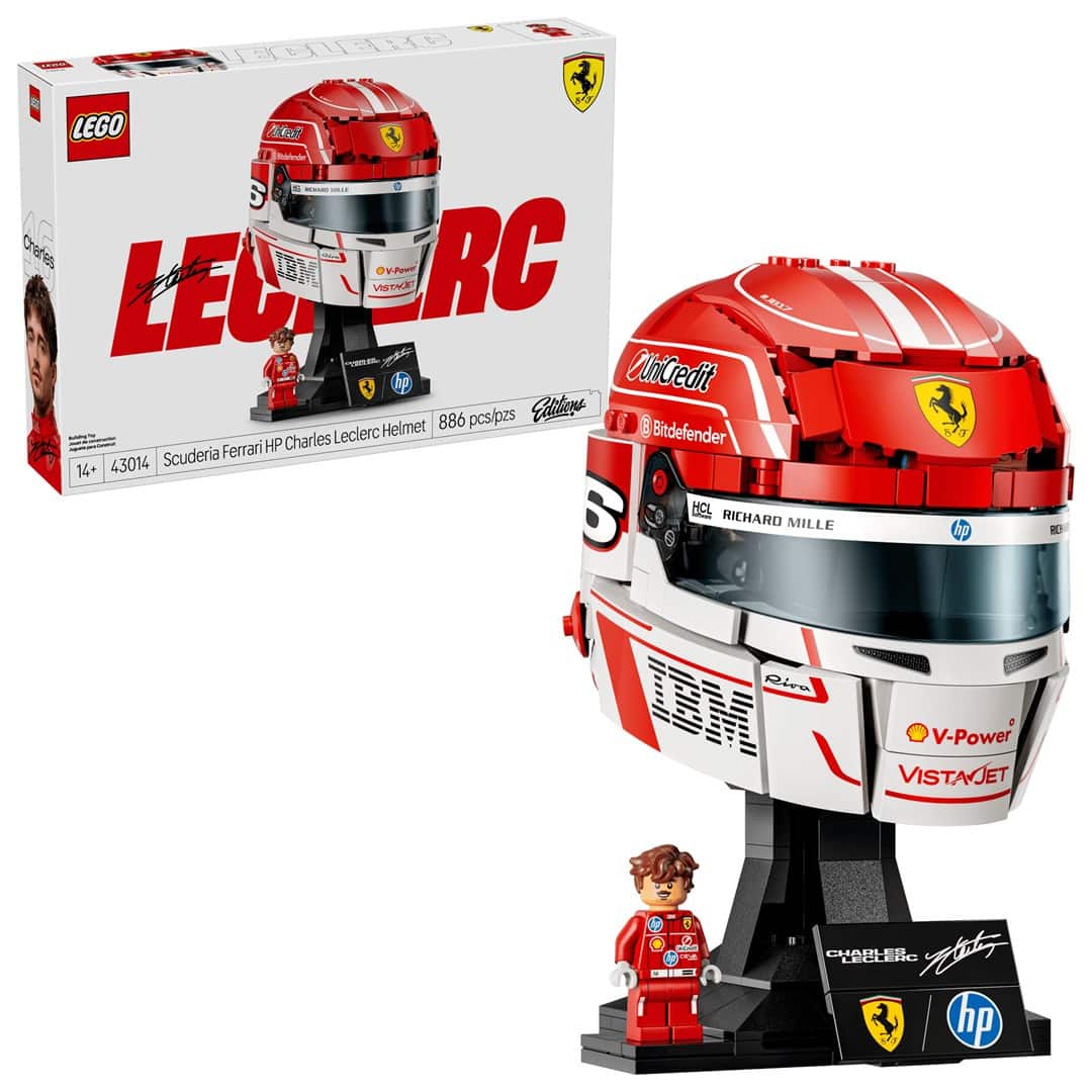 LEGO Editions 43014 - Kask Charles Leclerc Scuderia Ferrari HP — zdjęcie 1 z 8