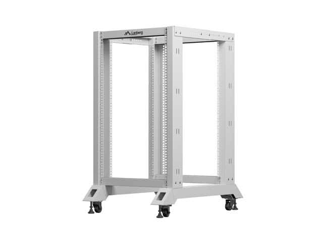 LANBERG OPEN RACK 19" 18U 600X800 SZARY — zdjęcie 1 z 7