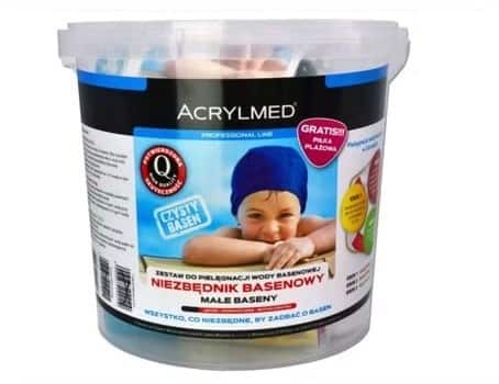Acrylmed Zestaw do pielęgnacji wody basenowej do małych basenów — zdjęcie 1 z 2