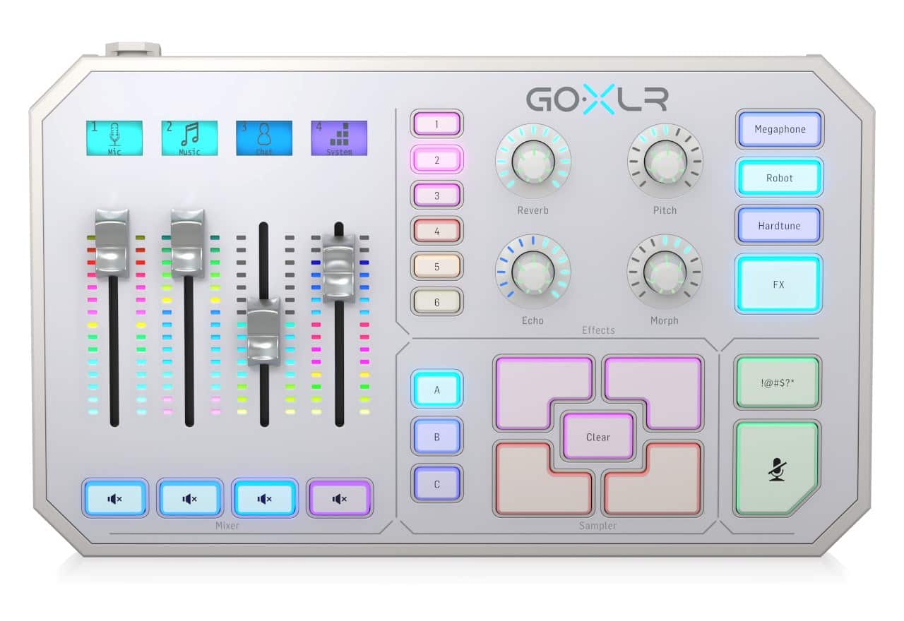 TC Helicon GO XLR-WH - Mikser i interfejs audio USB — zdjęcie 1 z 3