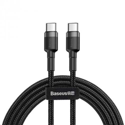 BASEUS KABEL CAFULE PD 2.0, QC 3.0, 60W, 2M (CZARN — zdjęcie 1 z 3