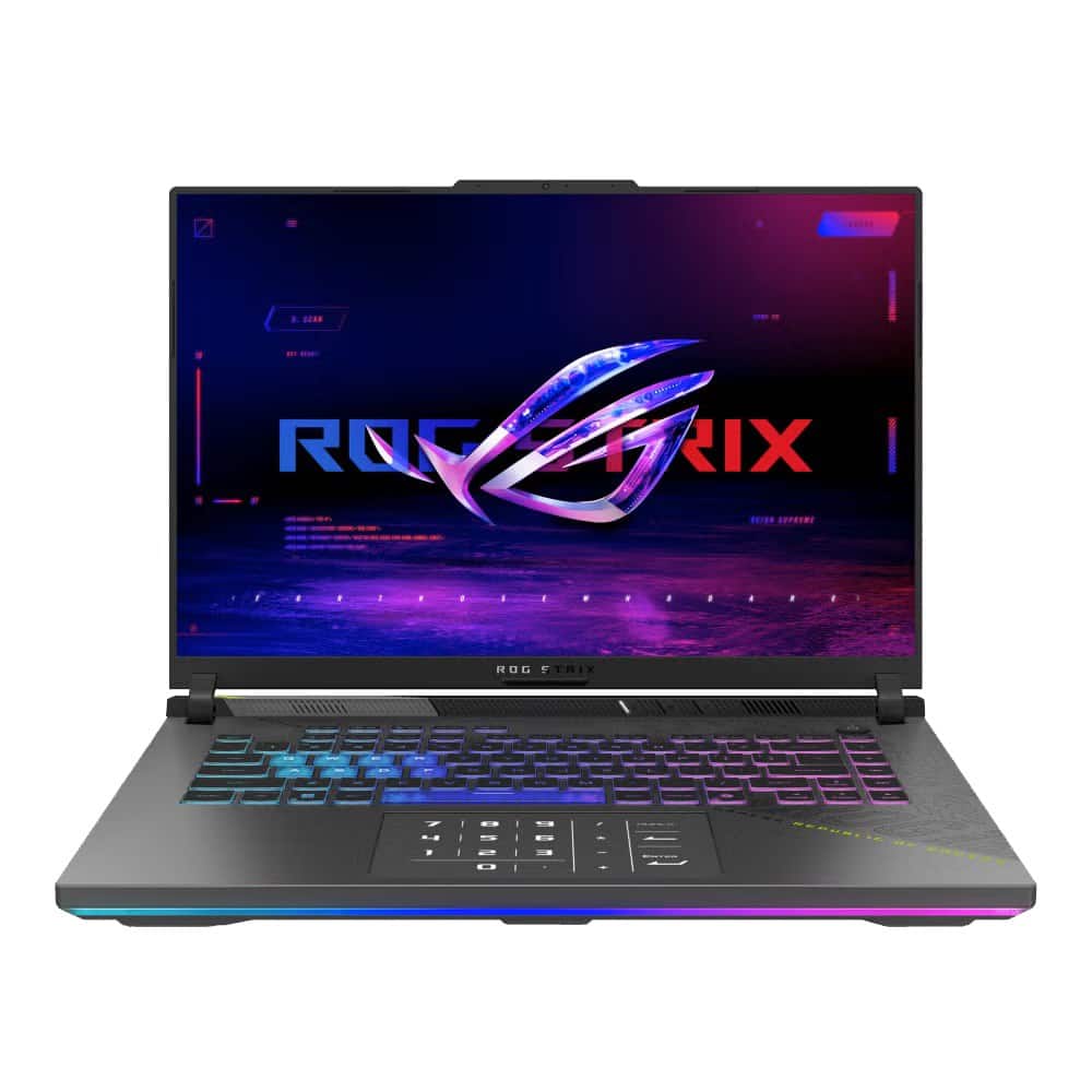 ASUS ROG Strix G16 G614PR-R9161W Ryzen 9 8940HX 16.0"FHD+ 165Hz IPS-level 300nits AG 16GB DDR5-5200 SSD1TB GeForce RTX 5070 Ti 12GB WLAN+BT LAN Cam1080p 90WHrs Win11 Eclipse Gray — zdjęcie 1 z 8