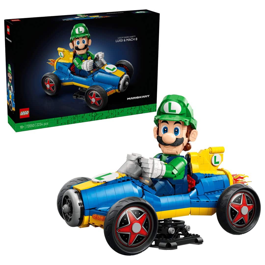 LEGO Super Mario 72050 - Mario Kart: Luigi i Mach 8 — zdjęcie 1 z 8