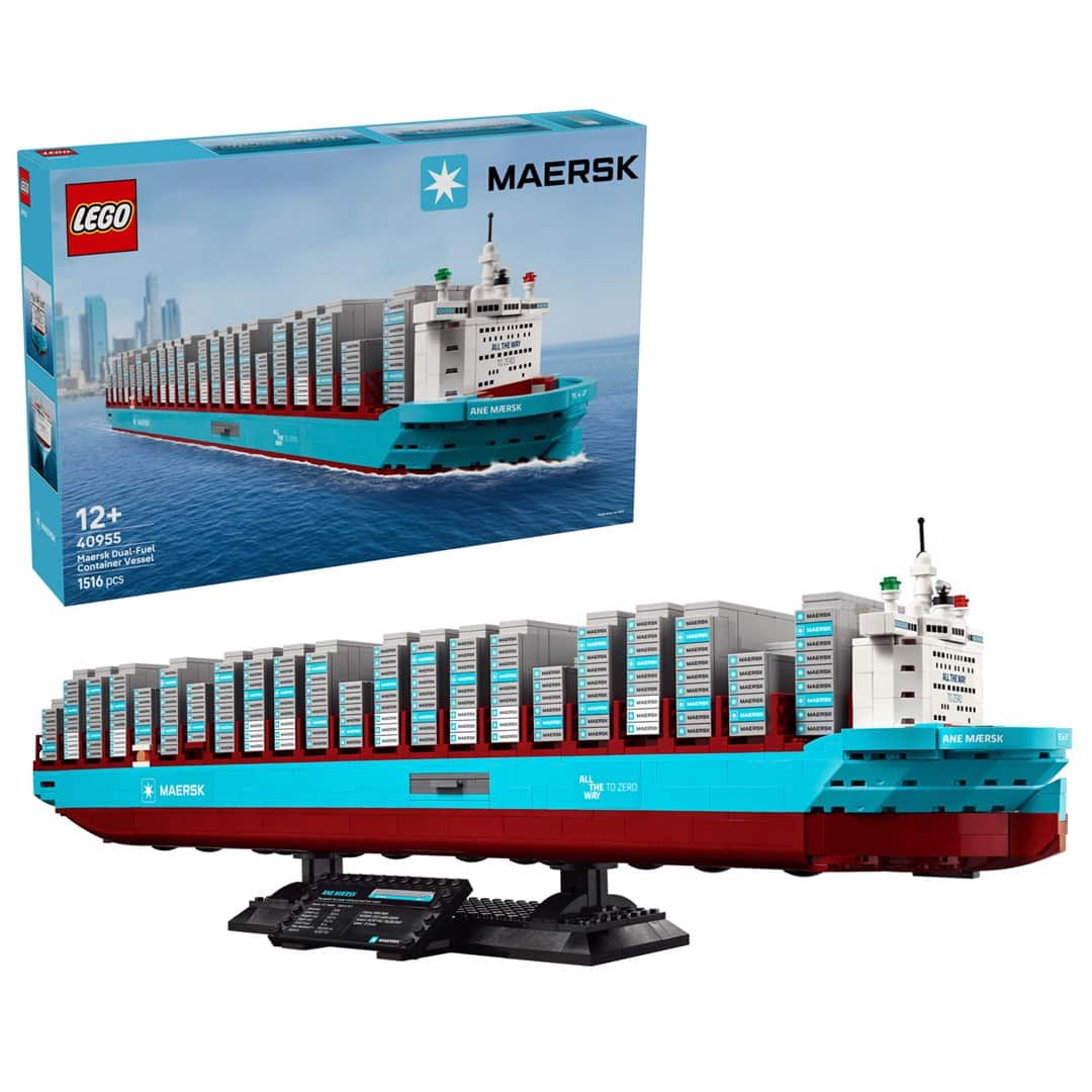 LEGO Inne 40955 - Kontenerowiec z napędem Dual-Fuel Maersk — zdjęcie 1 z 8