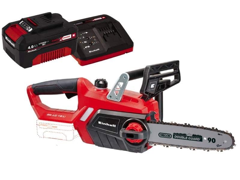 Piła łańcuchowa GE-LC 18 Li (1*4 Ah ZS)+ład EINHELL — zdjęcie 1 z 4