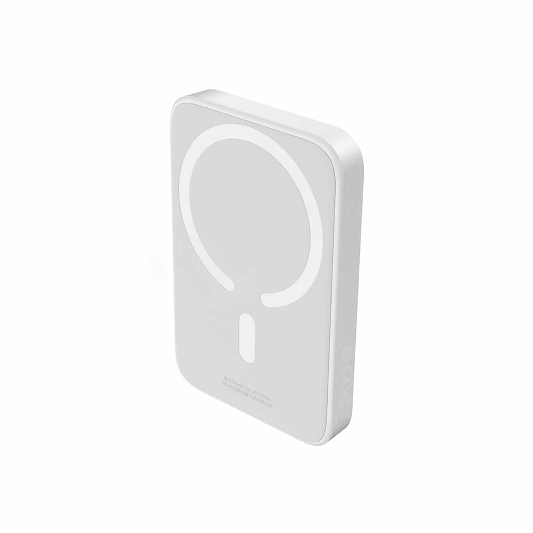Powerbank Baseus Magnetic Mini Air PPCXM06A 6000mAh 20W z kablem Simple Series USB-C - biały — zdjęcie 1 z 8