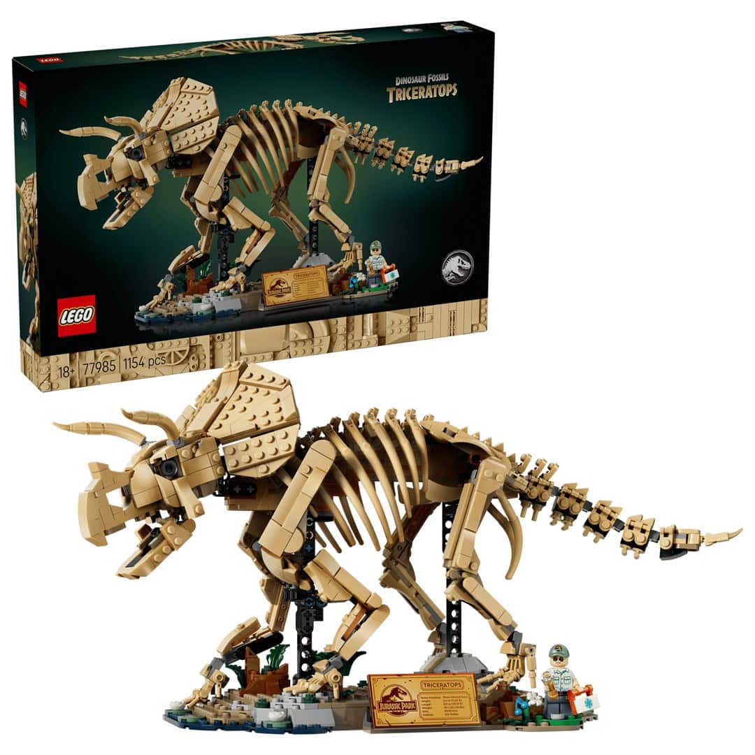 LEGO Jurassic World 77985 - Szkielety dinozaurów: Triceratops — zdjęcie 1 z 8