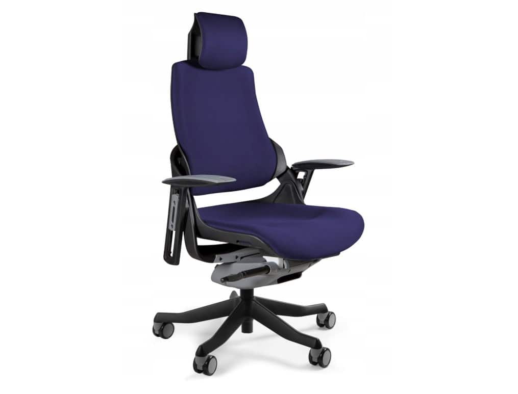 Fotel biurowy Wau BL412 tkanina navyblue/czarny — zdjęcie 1 z 3