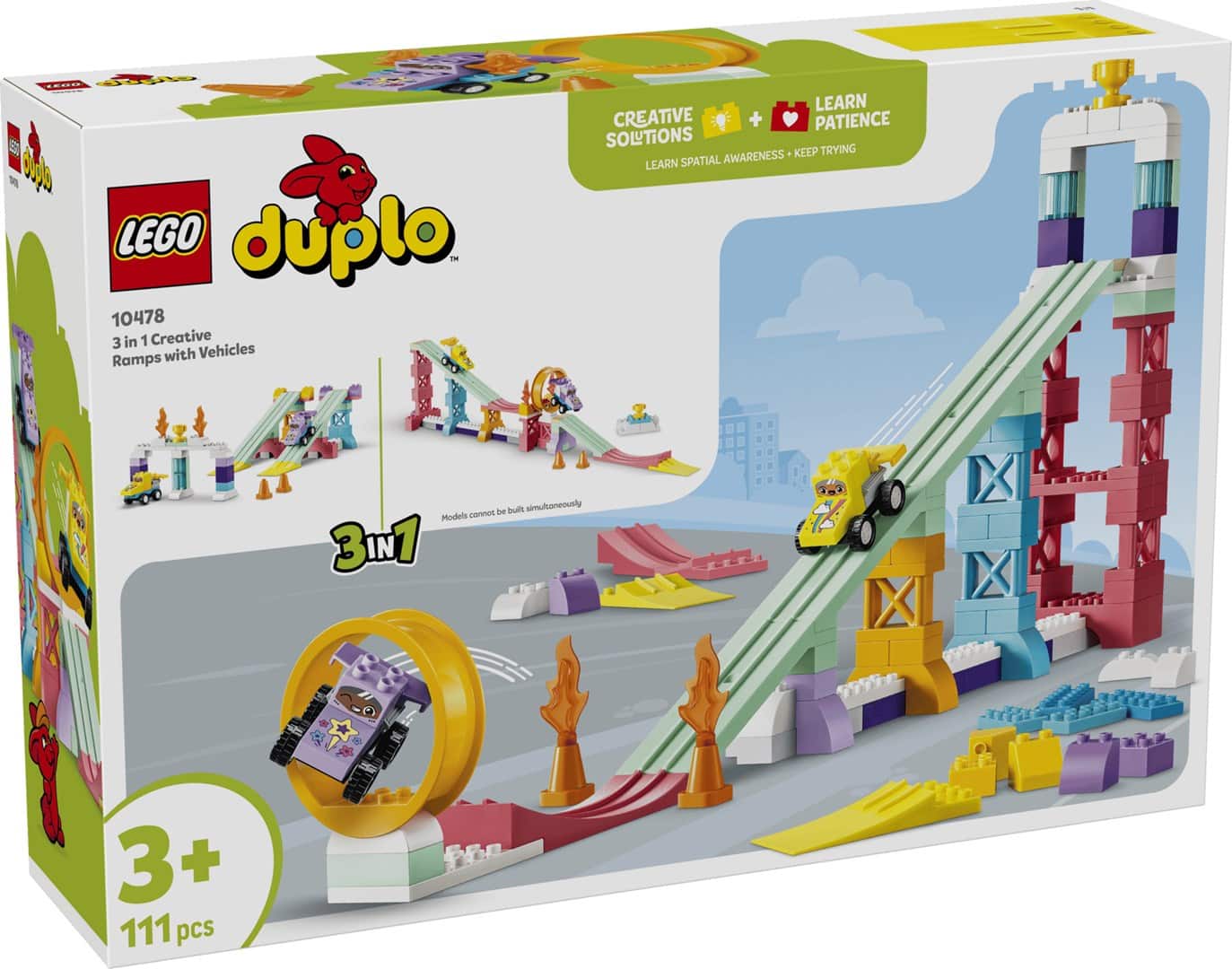 LEGO Duplo 10478 - Kreatywne rampy 3 w 1 z pojazdami — zdjęcie 1 z 7