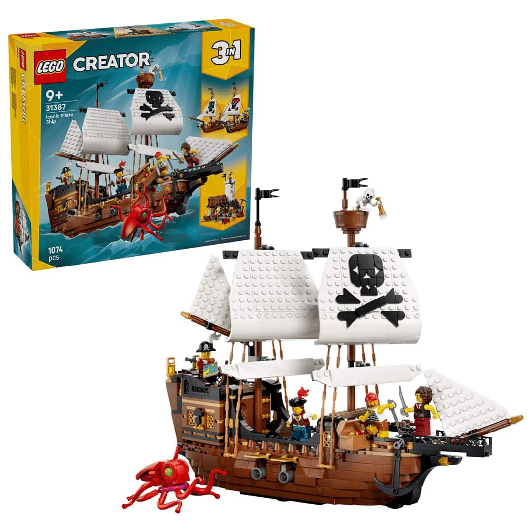 LEGO Creator 3w1 31387 - Legendarny statek piracki — zdjęcie 1 z 8