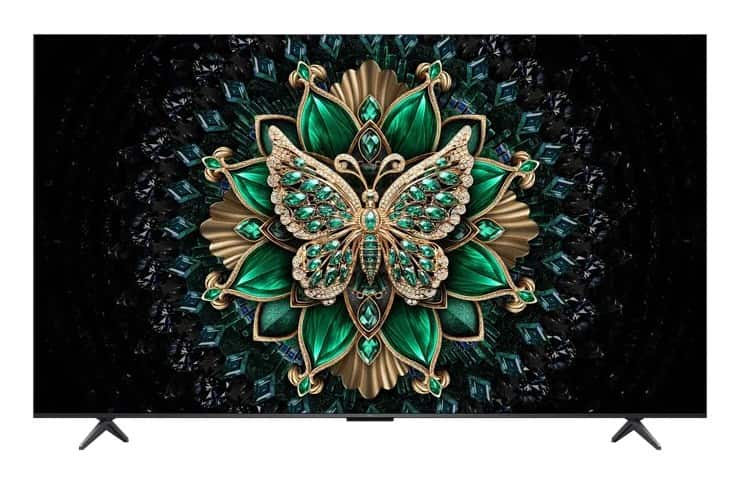 Telewizor TCL 55C6K QD-Mini LED 55" 4K Ultra HD Google TV Dolby Atmos DVB-T2 Metaliczny (OUTLET) — zdjęcie 1 z 7
