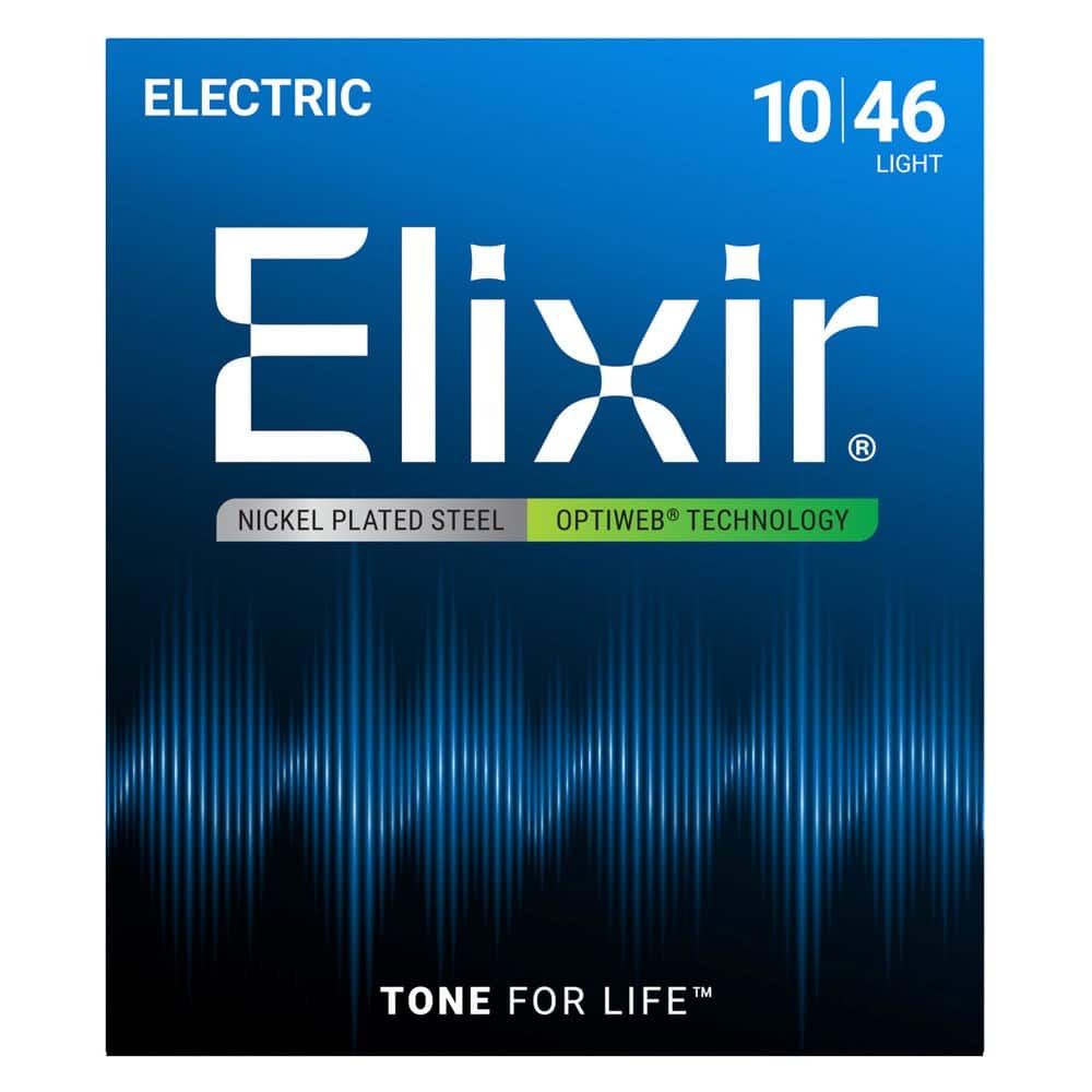 Elixir 19052 Optiweb Light - Struny do gitary elektrycznej 10-46 — zdjęcie 1 z 2